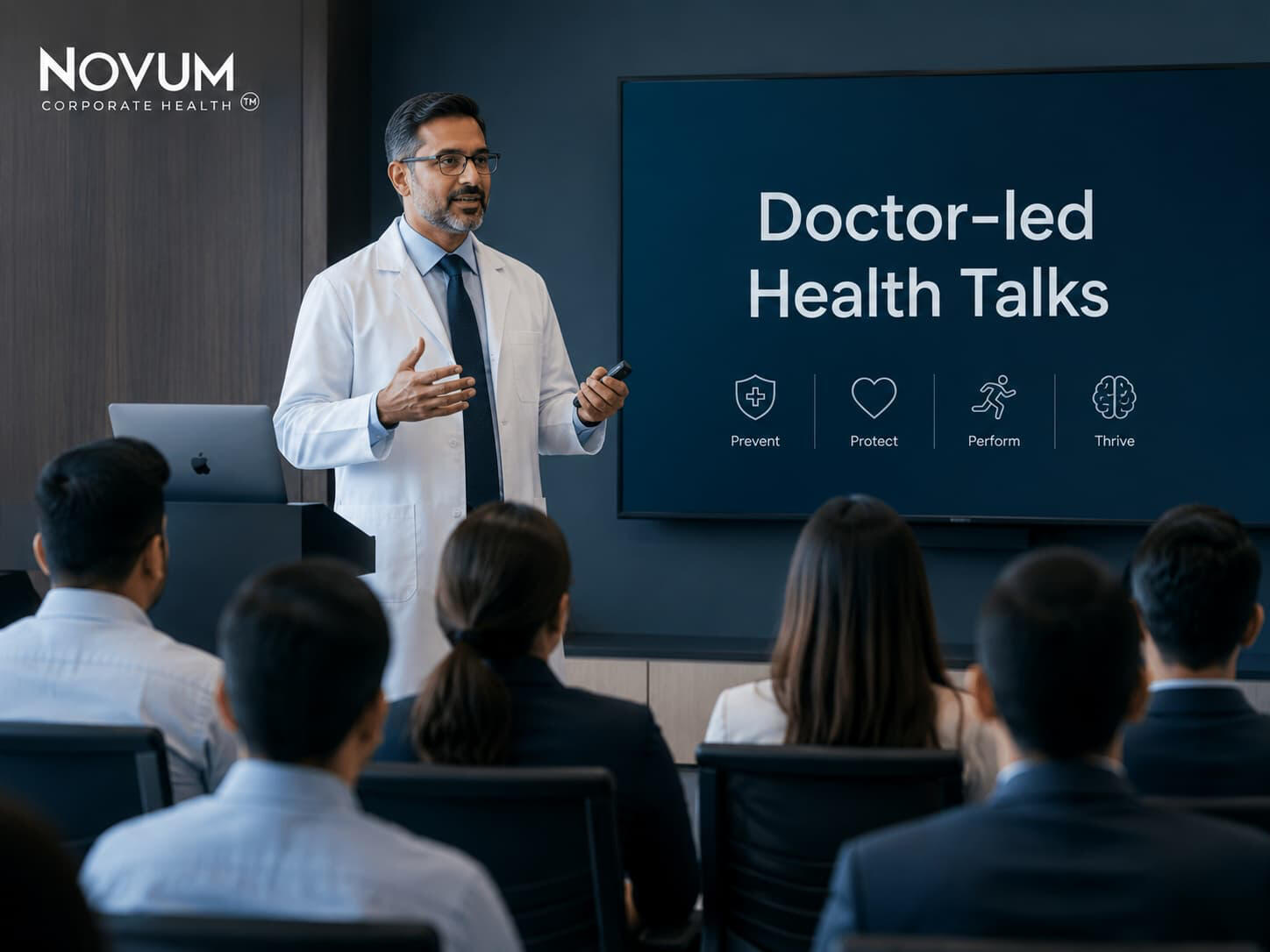 Preventive health awareness corporate education sessions delivered by registered medical practitioners in Kuala Lumpur.